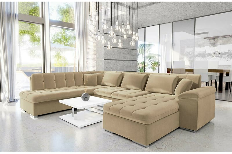 5-sits Hörnbäddsoffa Sakri - Möbler - Soffa - Bäddsoffa - Bäddsoffa divan