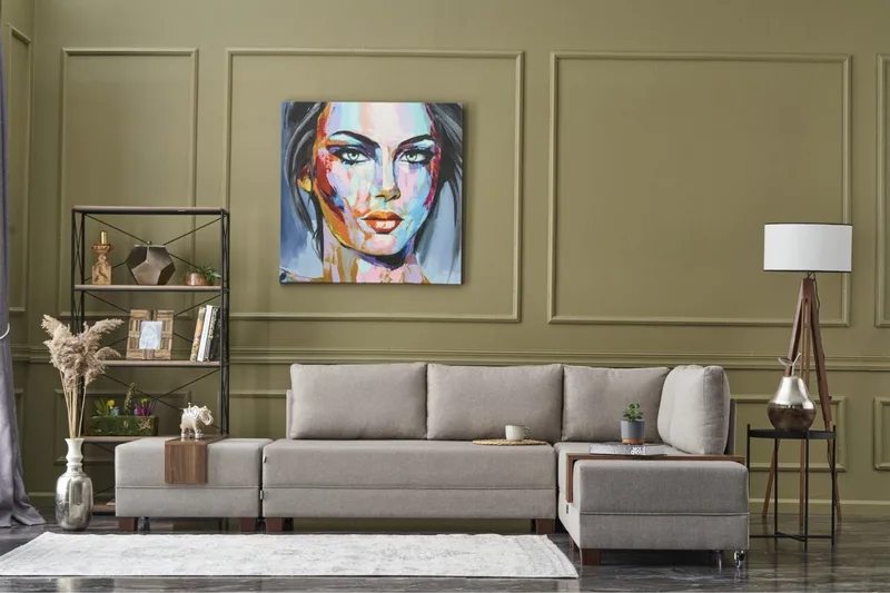 Algeria Bäddsoffa m. Divan 4-sits 140x190 - Cream - Möbler - Soffa - Bäddsoffa - Bäddsoffa divan