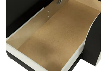 Alvared 3-sits Hörnbäddsoffa Universal - Blå/Vit - Möbler - Soffa - Bäddsoffa - Bäddsoffa divan