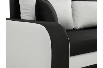 Alvared 3-sits Hörnbäddsoffa Universal - Grå/Blå - Möbler - Soffa - Bäddsoffa - Bäddsoffa divan