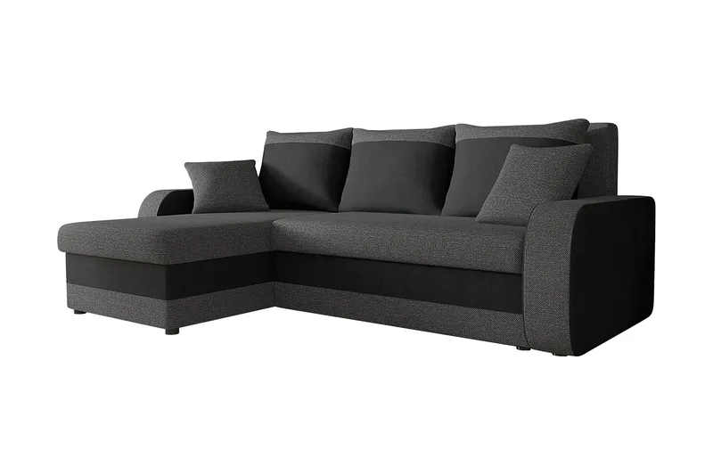 Alvared 3-sits Hörnbäddsoffa Universal - Ljusgrå - Möbler - Soffa - Bäddsoffa - Bäddsoffa divan