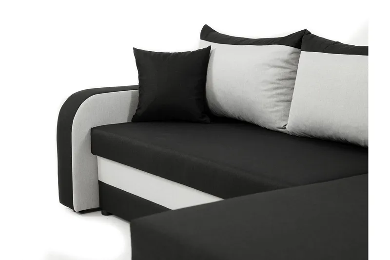 Alvared 3-sits Hörnbäddsoffa Universal - Ljusgrå - Möbler - Soffa - Bäddsoffa - Bäddsoffa divan