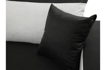 Alvared 3-sits Hörnbäddsoffa Universal - Vit/Röd - Möbler - Soffa - Bäddsoffa - Bäddsoffa divan