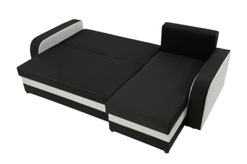 Alvared 3-sits Hörnbäddsoffa Universal - Vit/Röd - Möbler - Soffa - Bäddsoffa - Bäddsoffa divan