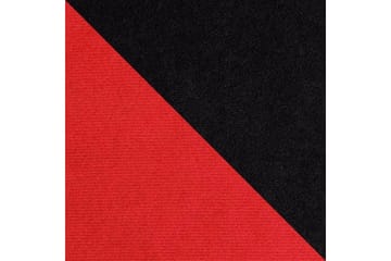 Alvared 4-sits Bäddsoffa med Dubbeldivan med Förvaring - Röd/Svart - Möbler - Soffa - Bäddsoffa - Bäddsoffa divan