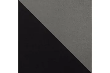 Alvared 4-sits Bäddsoffa med Dubbeldivan med Förvaring - Sammet/Svart/Grå - Möbler - Soffa - Bäddsoffa - Bäddsoffa divan