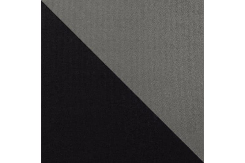 Alvared 4-sits Bäddsoffa med Dubbeldivan med Förvaring - Sammet/Svart/Grå - Möbler - Soffa - Bäddsoffa - Bäddsoffa divan