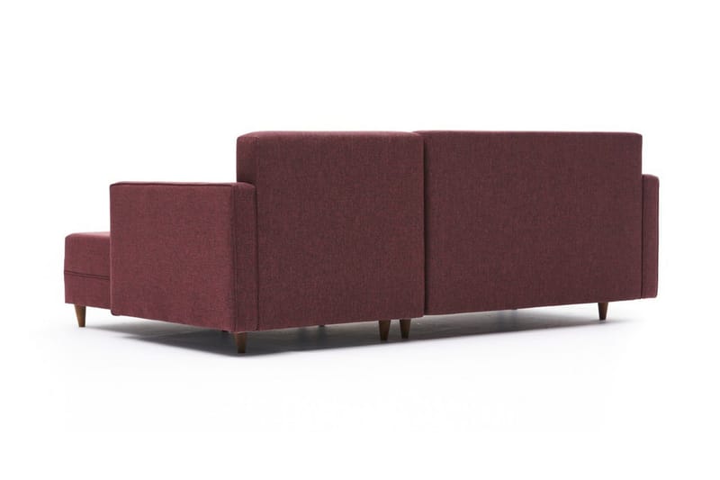 Aydama Bäddsoffa m. Divan 4-sits 192x135 - Röd - Möbler - Soffa - Bäddsoffa - Bäddsoffa divan