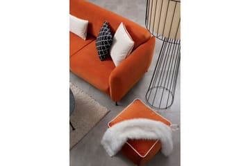Azeriah Bäddsoffa med Divan Vänster - Orange - Möbler - Soffa - Bäddsoffa - Bäddsoffa divan