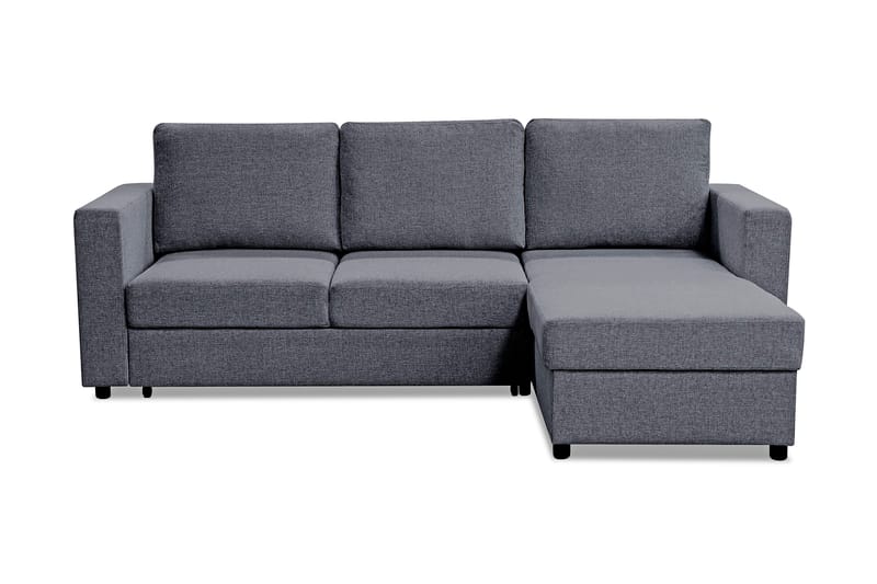 Bäddsoffa Achillea 3-sits Divan Vändbar - Grå - Bäddsoffa divan