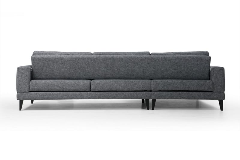 Bäddsoffa Angelah med Divan Vänster - Grå - Möbler - Soffa - Bäddsoffa - Bäddsoffa divan