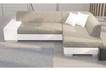 Bäddsoffa Bargam med Divan - Grå|Svart - Möbler - Soffa - Bäddsoffa - Bäddsoffa divan