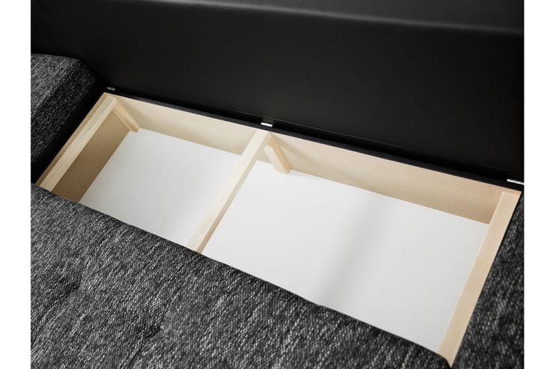 Bäddsoffa Dubbeldivan Mojen 4-sits 340x140 cm U-formad - Grå - Möbler - Soffa - Bäddsoffa - Bäddsoffa divan