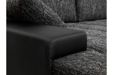 Bäddsoffa Dubbeldivan Mojen 4-sits 340x140 cm U-formad - Grå - Möbler - Soffa - Bäddsoffa - Bäddsoffa divan