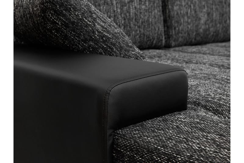 Bäddsoffa Dubbeldivan Mojen 4-sits 340x140 cm U-formad - Grå - Möbler - Soffa - Bäddsoffa - Bäddsoffa divan
