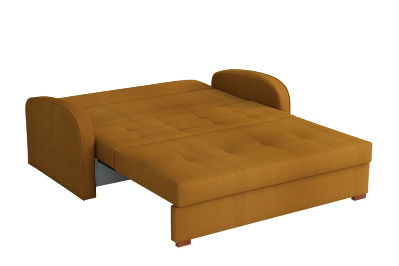 Bäddsoffa Hedensö 153x98x85 cm - Röd - Sammetssoffa - Bäddsoffa divan