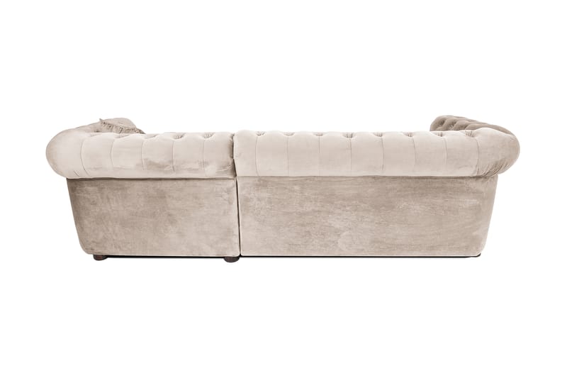 Bäddsoffa m. Divan Chesterfield Kristina - Beige - Bäddsoffa divan