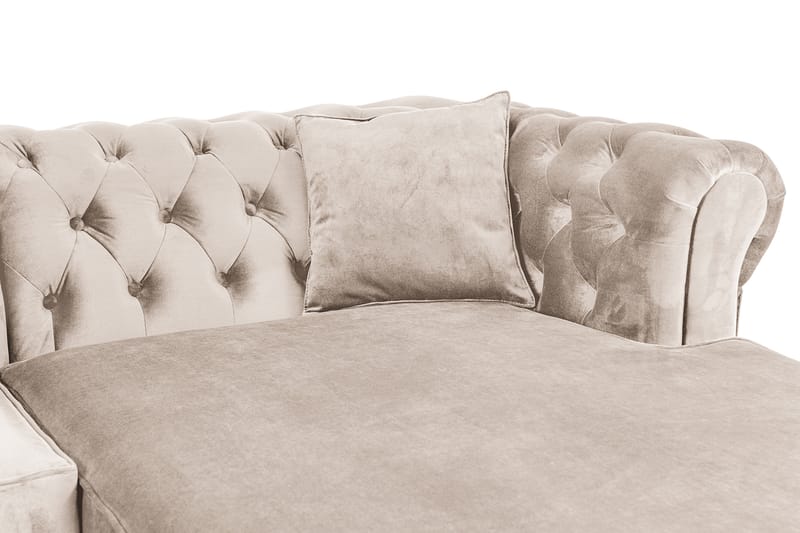 Bäddsoffa m. Divan Chesterfield Kristina - Beige - Bäddsoffa divan