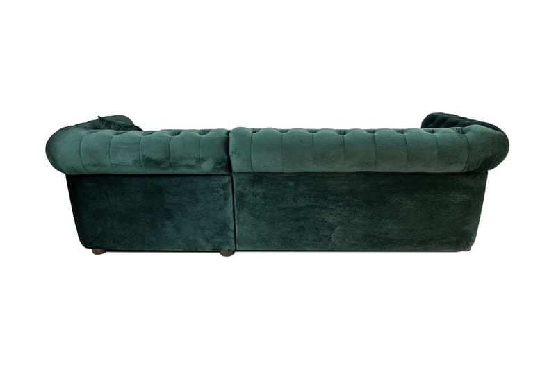 Bäddsoffa m. Divan Chesterfield Kristina - Mörkgrön - Möbler - Soffa - Bäddsoffa - Bäddsoffa divan