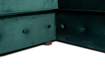 Bäddsoffa m. Divan Chesterfield Kristina - Mörkgrön - Möbler - Soffa - Bäddsoffa - Bäddsoffa divan