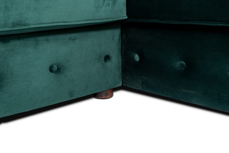 Bäddsoffa m. Divan Chesterfield Kristina - Mörkgrön - Möbler - Soffa - Bäddsoffa - Bäddsoffa divan