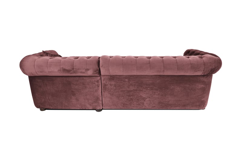 Bäddsoffa m. Divan Chesterfield Kristina - Rosa - Bäddsoffa divan