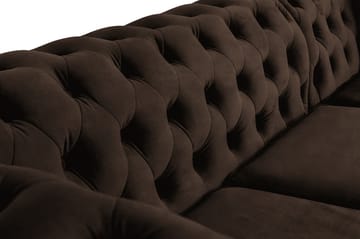 Bäddsoffa m. Divan Chesterfield Kristina - Vintage Brun - Möbler - Soffa - Bäddsoffa - Bäddsoffa divan
