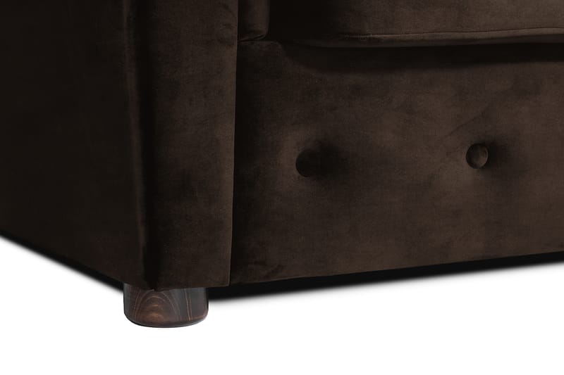 Bäddsoffa m. Divan Chesterfield Kristina - Vintage Brun - Möbler - Soffa - Bäddsoffa - Bäddsoffa divan