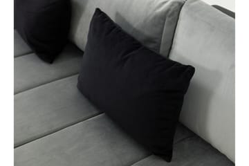 Bäddsoffa m. Divan Consuelo 3-sits L-formad - Rosa - Möbler - Soffa - Bäddsoffa - Bäddsoffa divan