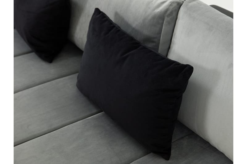 Bäddsoffa m. Divan Consuelo 3-sits L-formad - Rosa - Möbler - Soffa - Bäddsoffa - Bäddsoffa divan