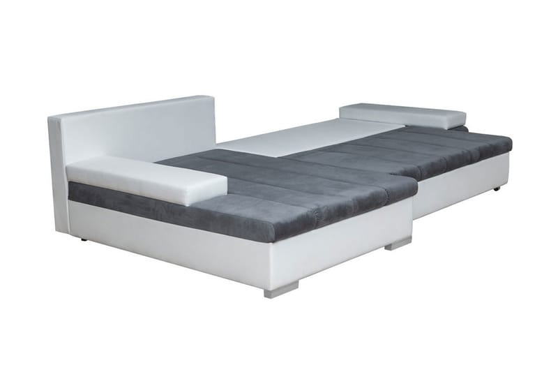 Bäddsoffa m. Divan Consuelo 3-sits L-formad - Rosa - Möbler - Soffa - Bäddsoffa - Bäddsoffa divan