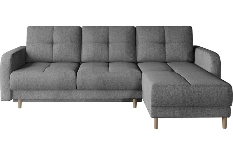 Bäddsoffa m. Divan Hatwall med Förvaring 3-sits - Grå - Möbler - Soffa - Bäddsoffa - Bäddsoffa divan