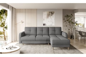 Bäddsoffa m. Divan Hatwall med Förvaring 3-sits - Grå - Möbler - Soffa - Bäddsoffa - Bäddsoffa divan