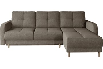 Bäddsoffa m. Divan Hatwall med Förvaring 3-sits - Mörkbeige - Möbler - Soffa - Bäddsoffa - Bäddsoffa divan