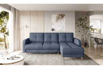 Bäddsoffa m. Divan Hatwall med Förvaring 3-sits - Mörkblå - Möbler - Soffa - Bäddsoffa - Bäddsoffa divan