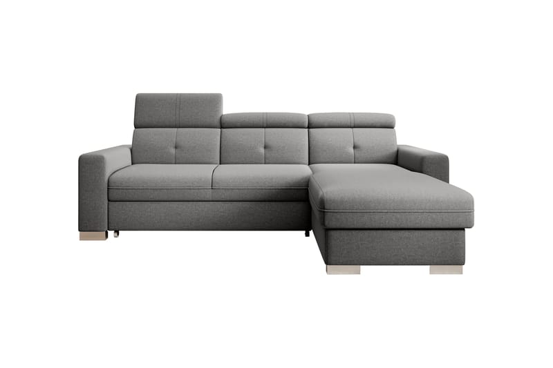 Bäddsoffa m. Divan Hazara med Förvaring 3-sits - Grå - Möbler - Soffa - Bäddsoffa - Bäddsoffa divan