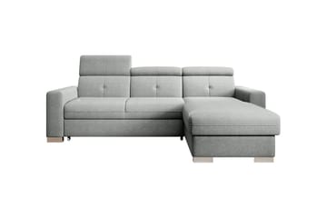 Bäddsoffa m. Divan Hazara med Förvaring 3-sits - Grå - Möbler - Soffa - Bäddsoffa - Bäddsoffa divan