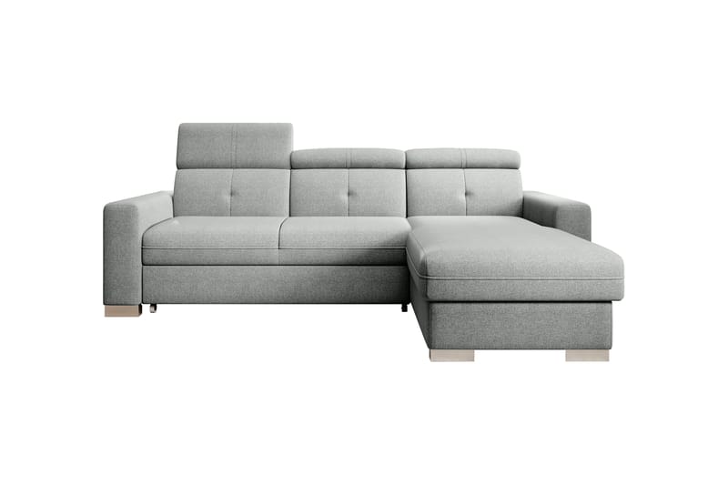 Bäddsoffa m. Divan Hazara med Förvaring 3-sits - Grå - Möbler - Soffa - Bäddsoffa - Bäddsoffa divan