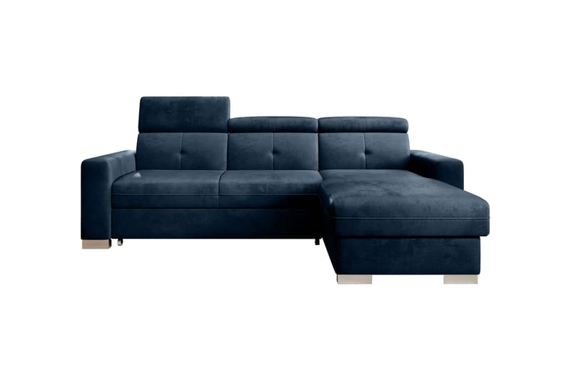 Bäddsoffa m. Divan Hazara med Förvaring 3-sits - Mörkblå - Möbler - Soffa - Bäddsoffa - Bäddsoffa divan