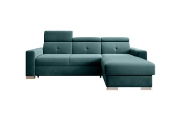 Bäddsoffa m. Divan Hazara med Förvaring 3-sits - Mörkgrön - Möbler - Soffa - Bäddsoffa - Bäddsoffa divan