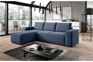 Bäddsoffa m. Divan Kandari med Förvaring - Blå - Möbler - Soffa - Bäddsoffa - Bäddsoffa divan