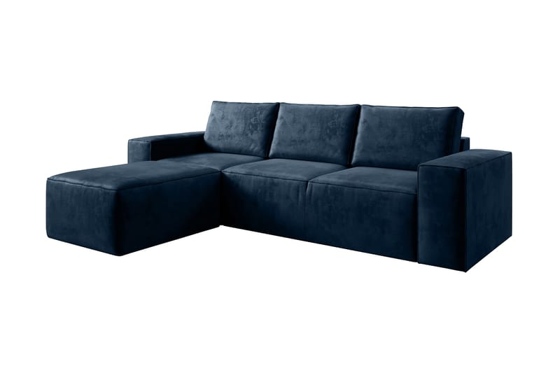 Bäddsoffa m. Divan Kandari med Förvaring - Blå - Möbler - Soffa - Bäddsoffa - Bäddsoffa divan