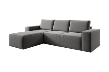 Bäddsoffa m. Divan Kandari med Förvaring - Grå - Möbler - Soffa - Bäddsoffa - Bäddsoffa divan