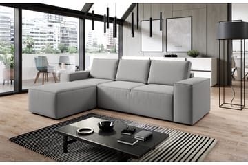 Bäddsoffa m. Divan Kandari med Förvaring - Grå - Möbler - Soffa - Bäddsoffa - Bäddsoffa divan