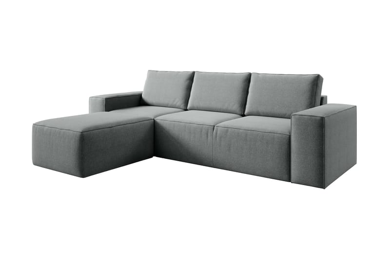 Bäddsoffa m. Divan Kandari med Förvaring - Grå - Möbler - Soffa - Bäddsoffa - Bäddsoffa divan