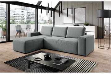 Bäddsoffa m. Divan Kandari med Förvaring - Grå - Möbler - Soffa - Bäddsoffa - Bäddsoffa divan