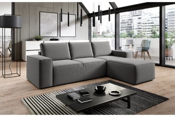 Bäddsoffa m. Divan Kandari med Förvaring - Grå - Möbler - Soffa - Bäddsoffa - Bäddsoffa divan