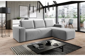 Bäddsoffa m. Divan Kandari med Förvaring - Grå - Möbler - Soffa - Bäddsoffa - Bäddsoffa divan