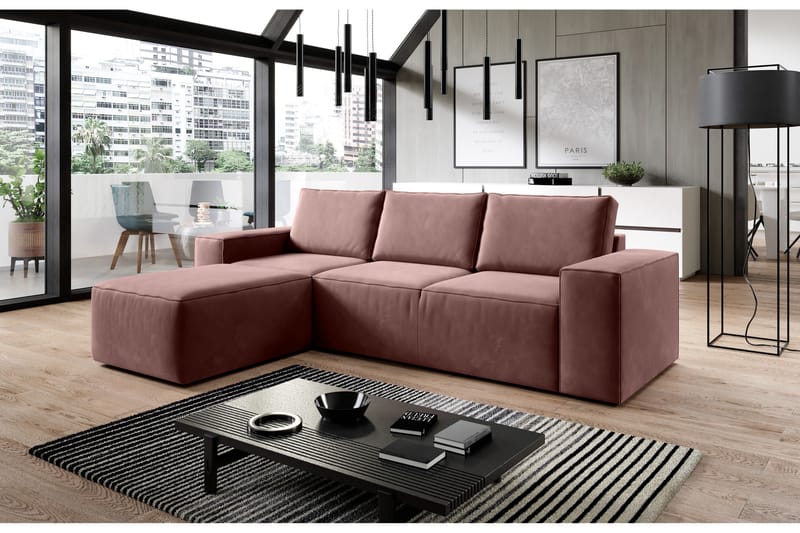 Bäddsoffa m. Divan Kandari med Förvaring - Grön - Möbler - Soffa - Bäddsoffa - Bäddsoffa divan
