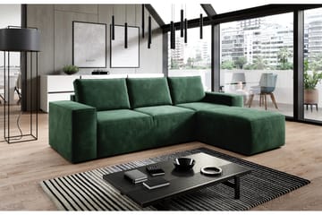 Bäddsoffa m. Divan Kandari med Förvaring - Grön - Möbler - Soffa - Bäddsoffa - Bäddsoffa divan